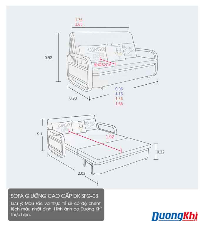 SOFA giường thông minh DK SFG-03