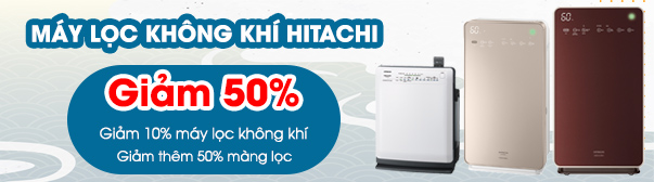 Máy lọc không khí Hitachi - Giảm giá 10% - Miễn phí giao hàng
