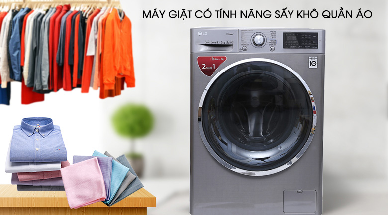 máy giặt hơi nước LG