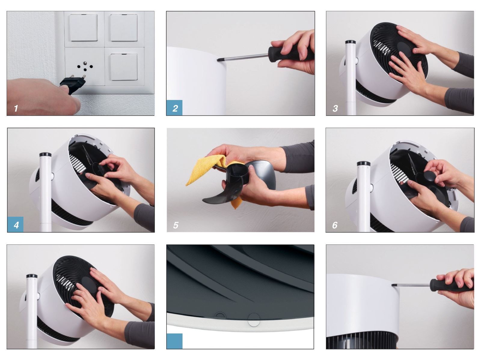 Quạt đối lưu Boneco F220 7