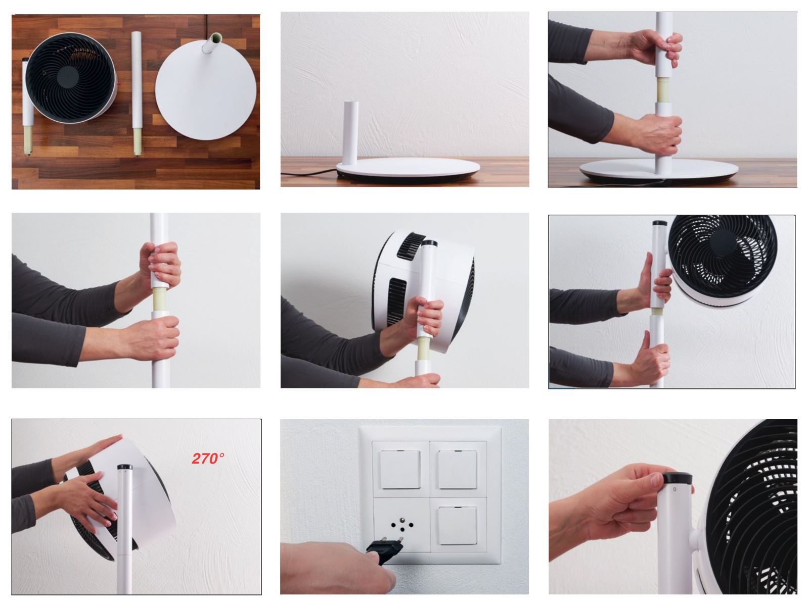 Quạt đối lưu Boneco F220 8