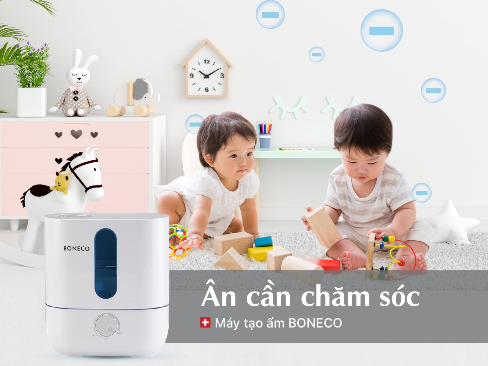 Độ ẩm phòng cho trẻ sơ sinh bao nhiêu là tốt?