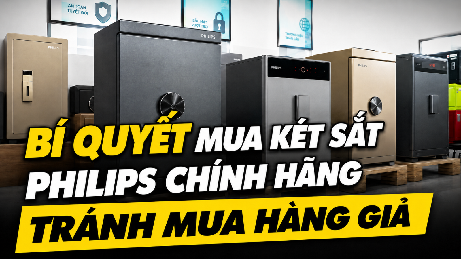 Cách Phân Biệt Két Sắt Nhập Khẩu Philips Chính Hãng