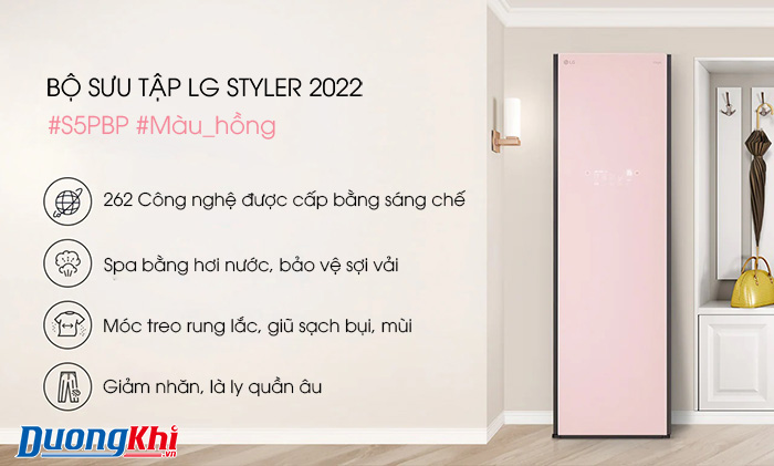 Máy giặt hấp sấy LG Styler S5PBP 2022