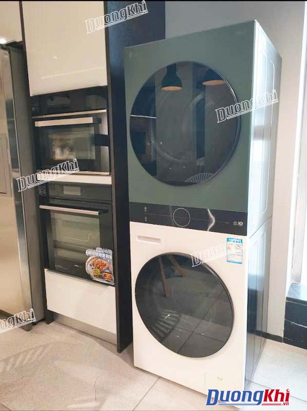 Tháp giặt sấy LG WashTower™ Giặt 25kg/Sấy 17kg xanh/be - WT2517NHEG 5