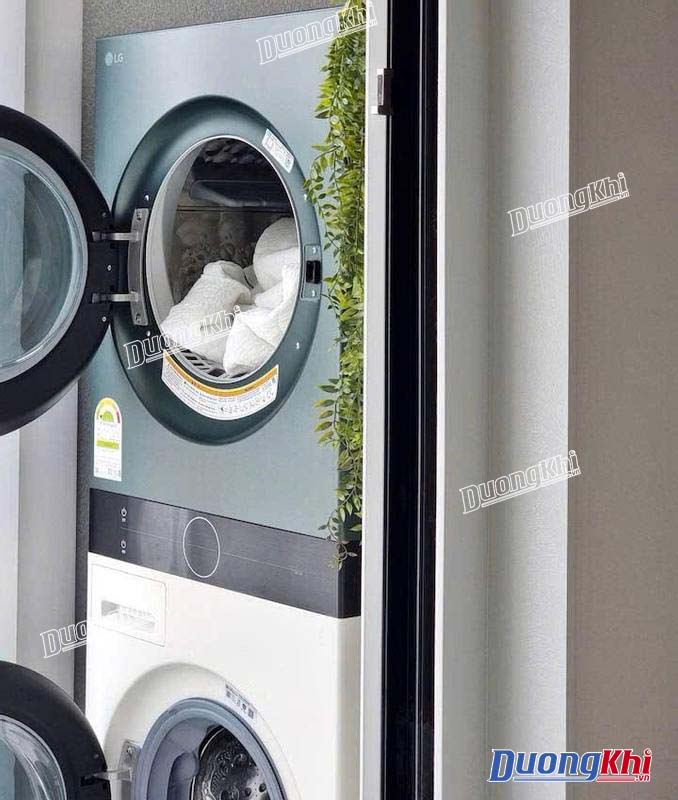 Tháp giặt sấy LG WashTower™ Giặt 25kg/Sấy 17kg xanh/be - WT2517NHEG 6