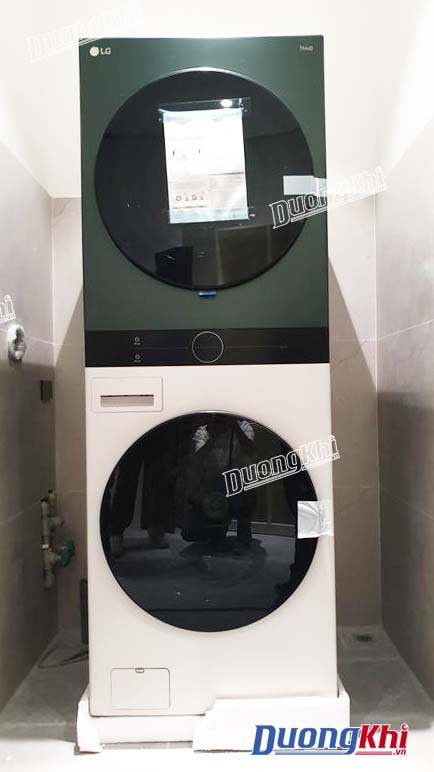 Tháp giặt sấy LG WashTower™ Giặt 25kg/Sấy 17kg xanh/be - WT2517NHEG 11