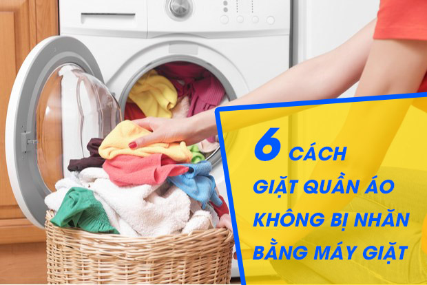 cách giặt quần áo không bị nhăn