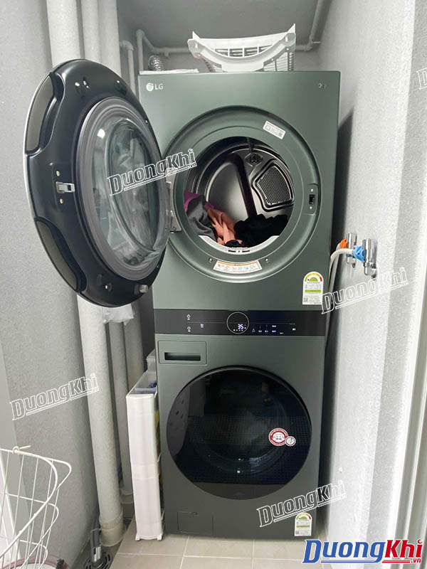 Máy giặt sấy lồng đôi LG Tromm Wash Tower 