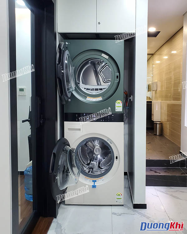 Tháp giặt sấy lồng đôi LG WashTower W20GEAN 24kg + 20kg