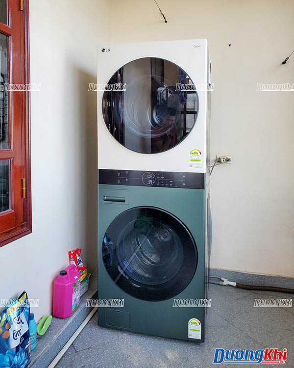 Máy giặt sấy lồng đôi LG Tromm W20GEAN 23kg + 20kg