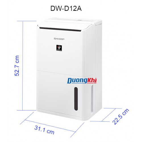 Máy lọc không khí và hút ẩm Sharp DW-D12A, công suất hút ẩm 12 lít/ngày, giá 5,000,000đ