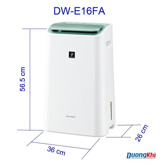 Máy lọc không khí và hút ẩm Sharp DW-E16FA