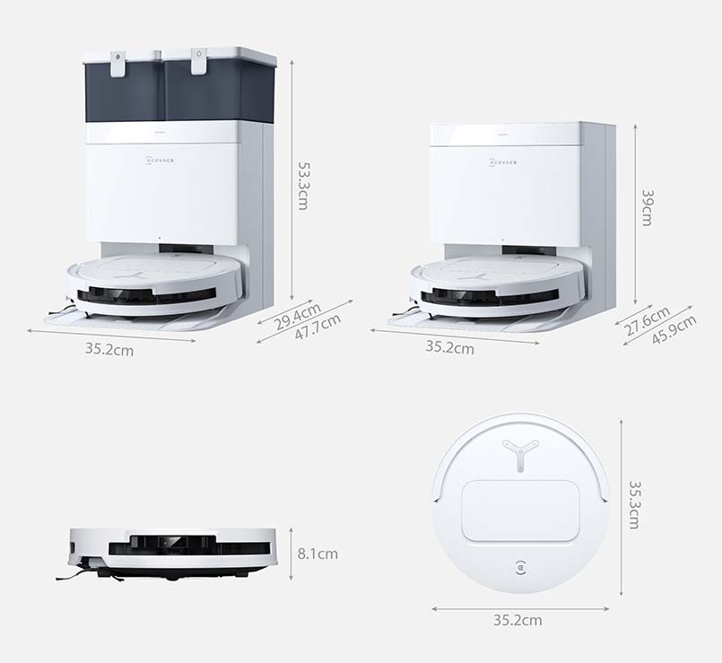 Robot hút bụi lau nhà Ecovacs Deebot T50 Pro Omni 2025  2