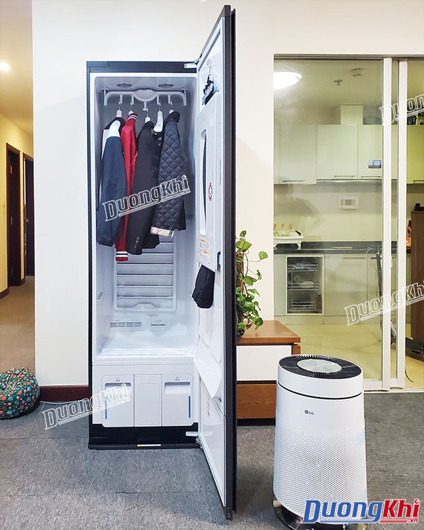 Máy giặt hấp sấy - Tủ giặt khô LG Styler S5GFO - Xanh khói