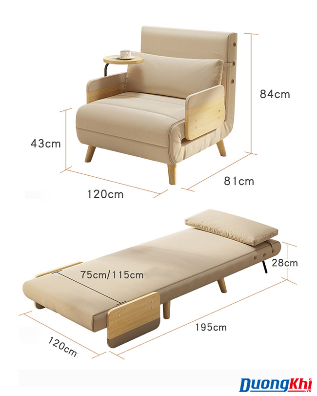 sofa giường 1m2