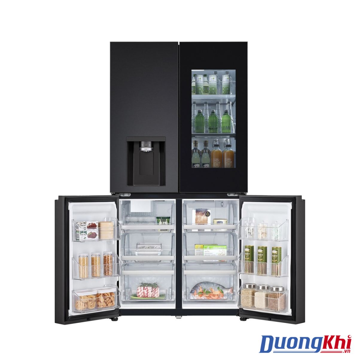Tủ lạnh LG Dios Side by side màu đen - bạc 820L 7