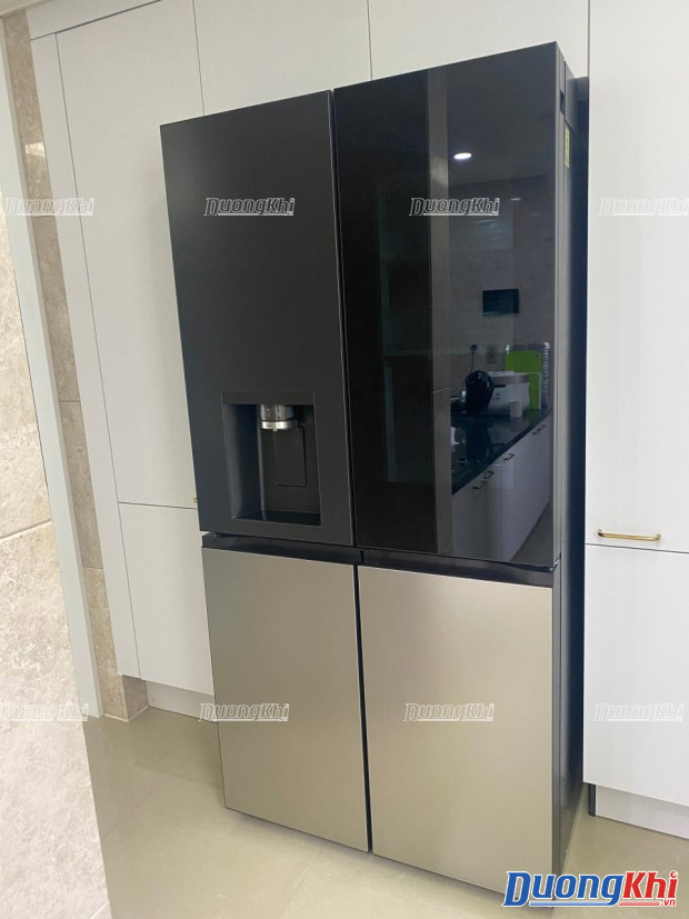 Tủ lạnh LG Dios Side by side màu đen - bạc 820L 7