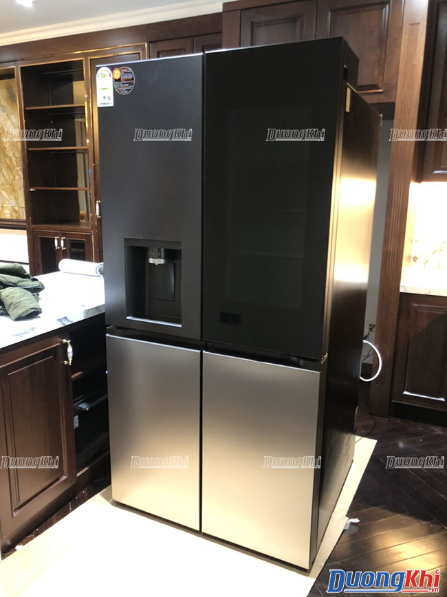 Tủ lạnh LG Dios Side by side màu đen - bạc 820L 2