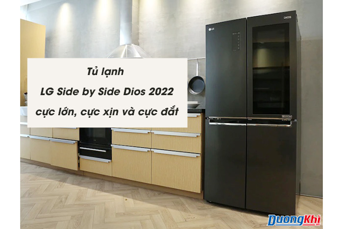 Tủ lạnh LG side by side Dios 