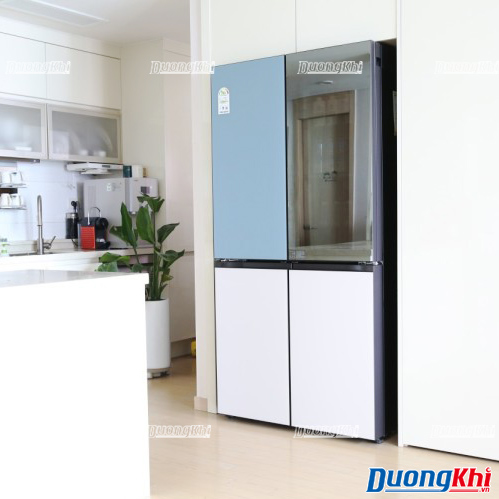 Tủ lạnh LG Dios Side by side màu be 865 lit