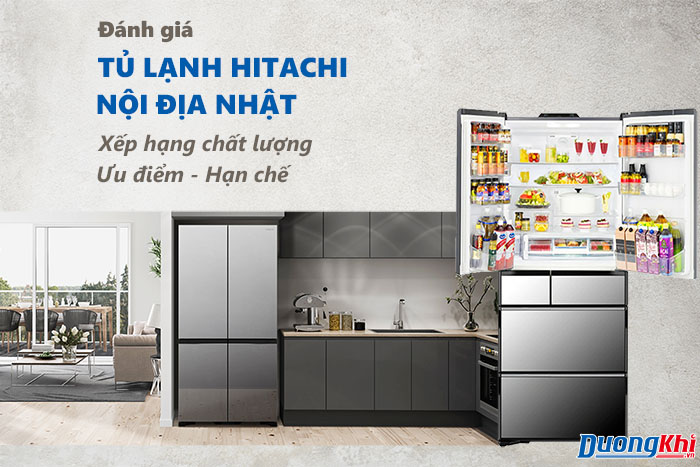 đánh giá tủ lạnh Hitachi nội địa Nhật