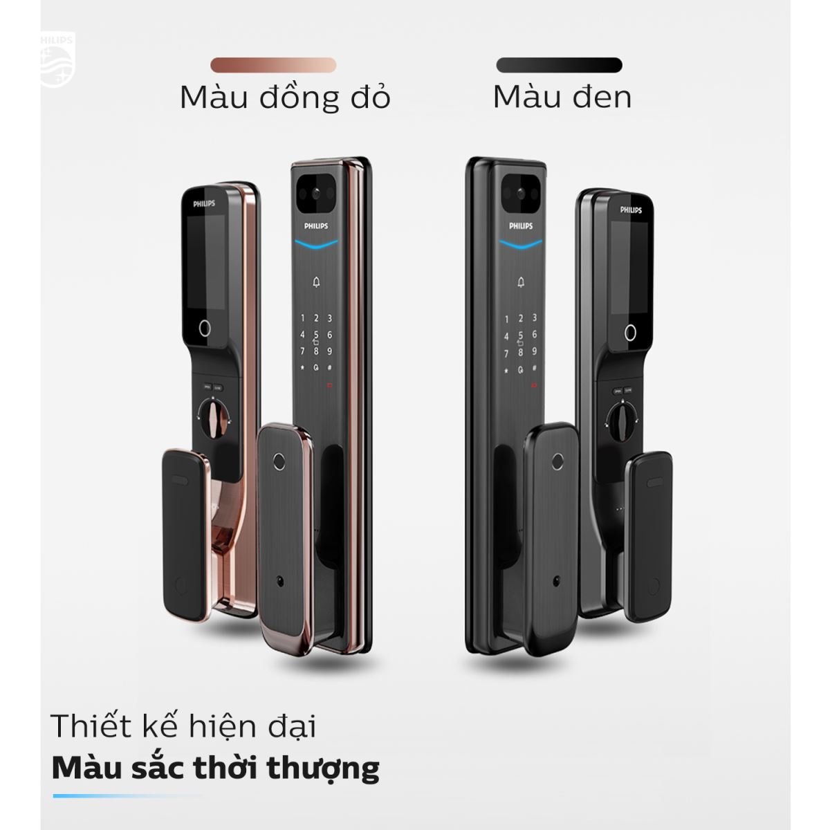 Khóa cửa Philips Alpha VP-5HWS 2