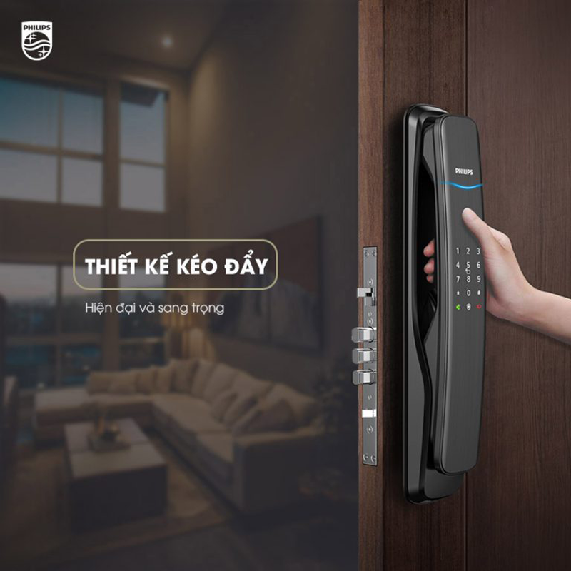 Khóa cửa Philips DDL702-1HWS 6