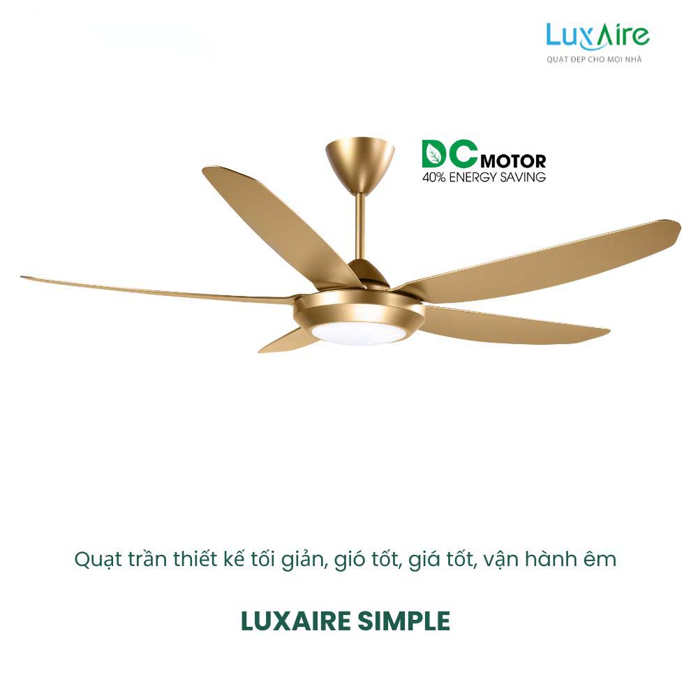 LUXAIRE SIMPLE LED GOLD